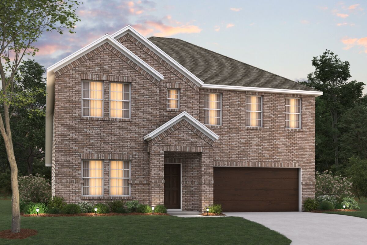 New Homes in Justin The Columbus (Plan) M/I Homes