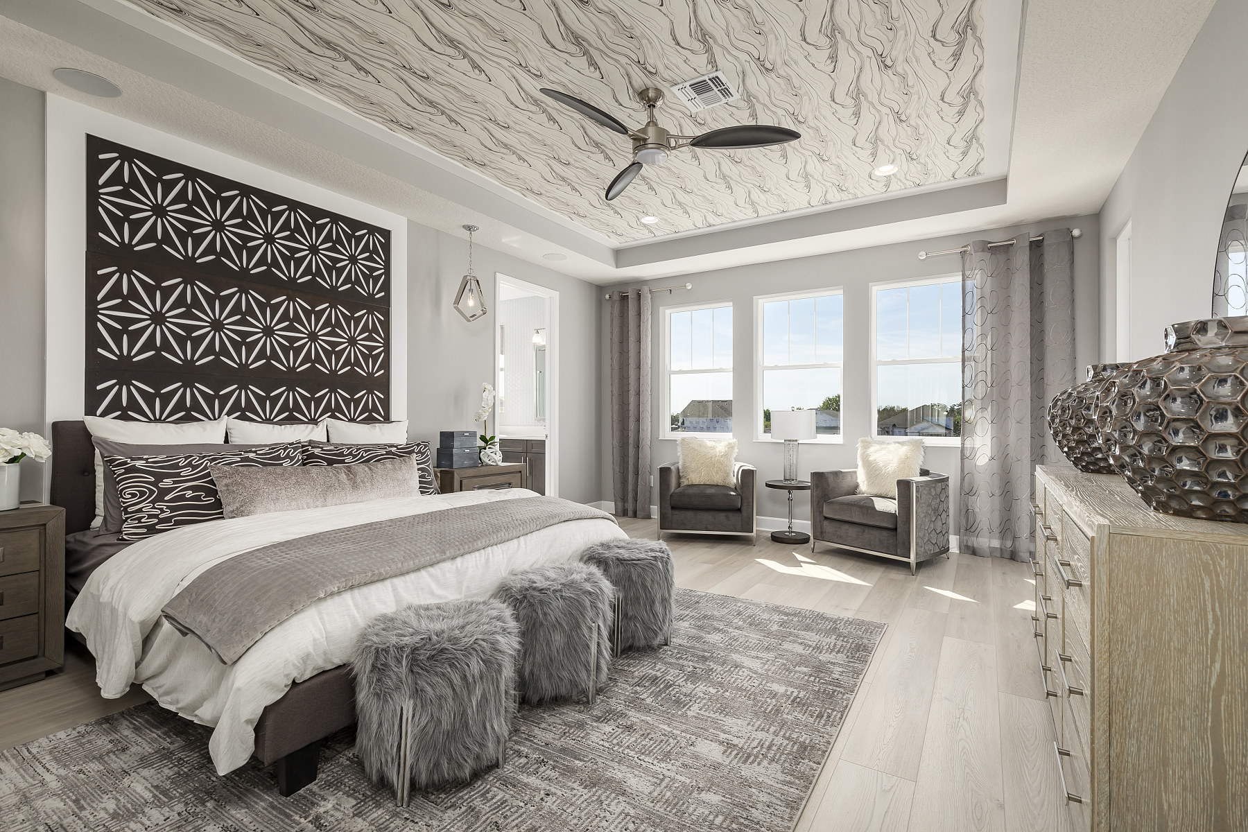 Owner's Bedroom in Savannah II Floorplan by M/I Homes