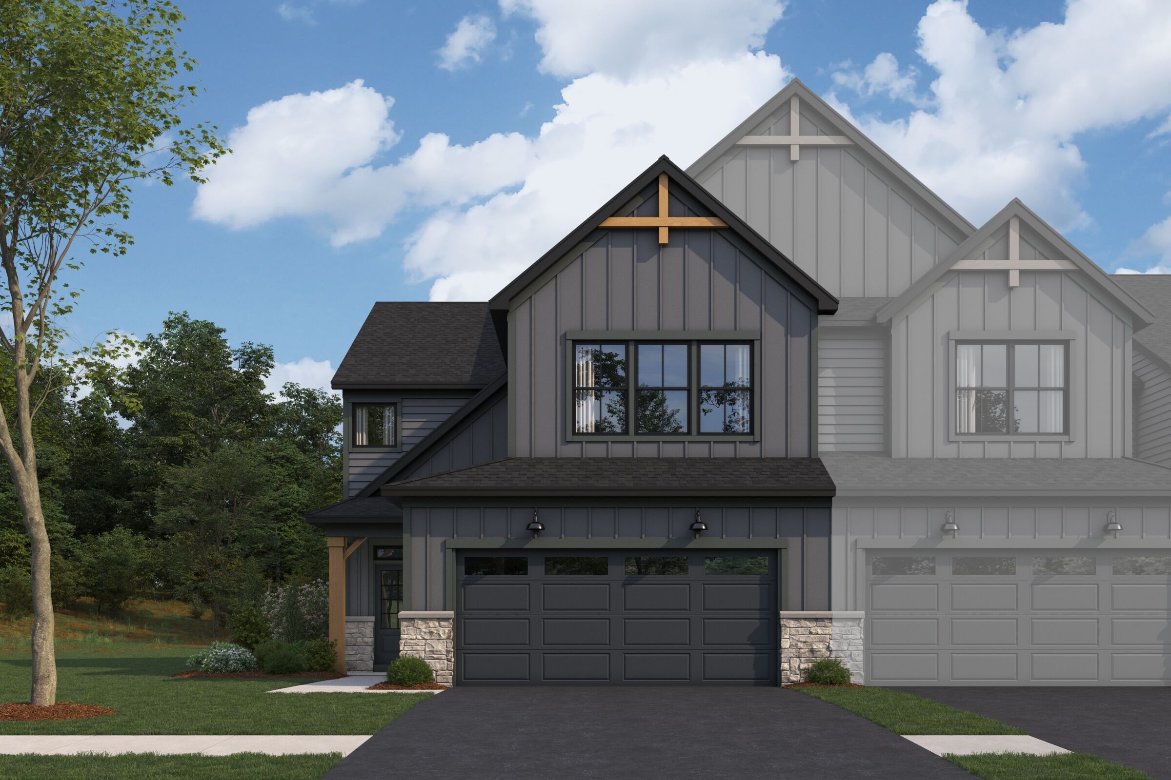 Campbell Urban Farmhouse Elevation
