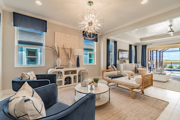 Living Room Overhead Chandelier