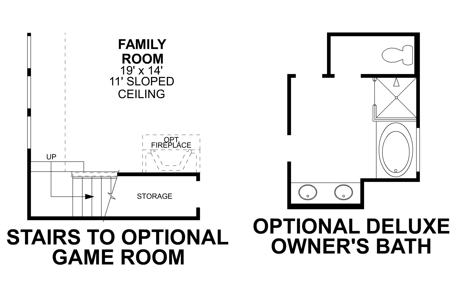 Acadia First Floor Options