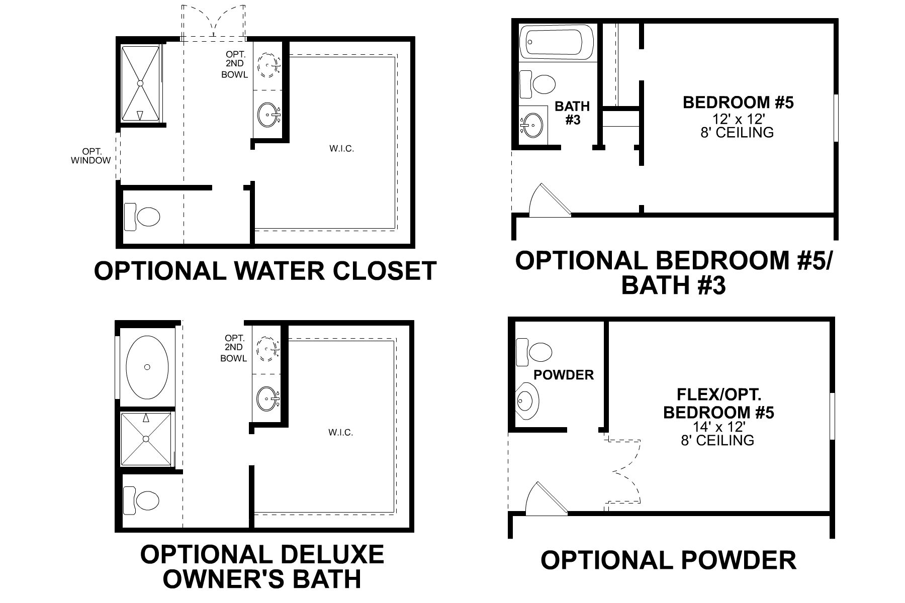 Meredith First Floor Options