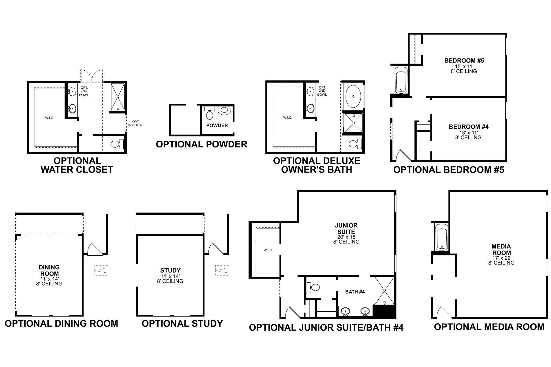 Arlington First Floor Options