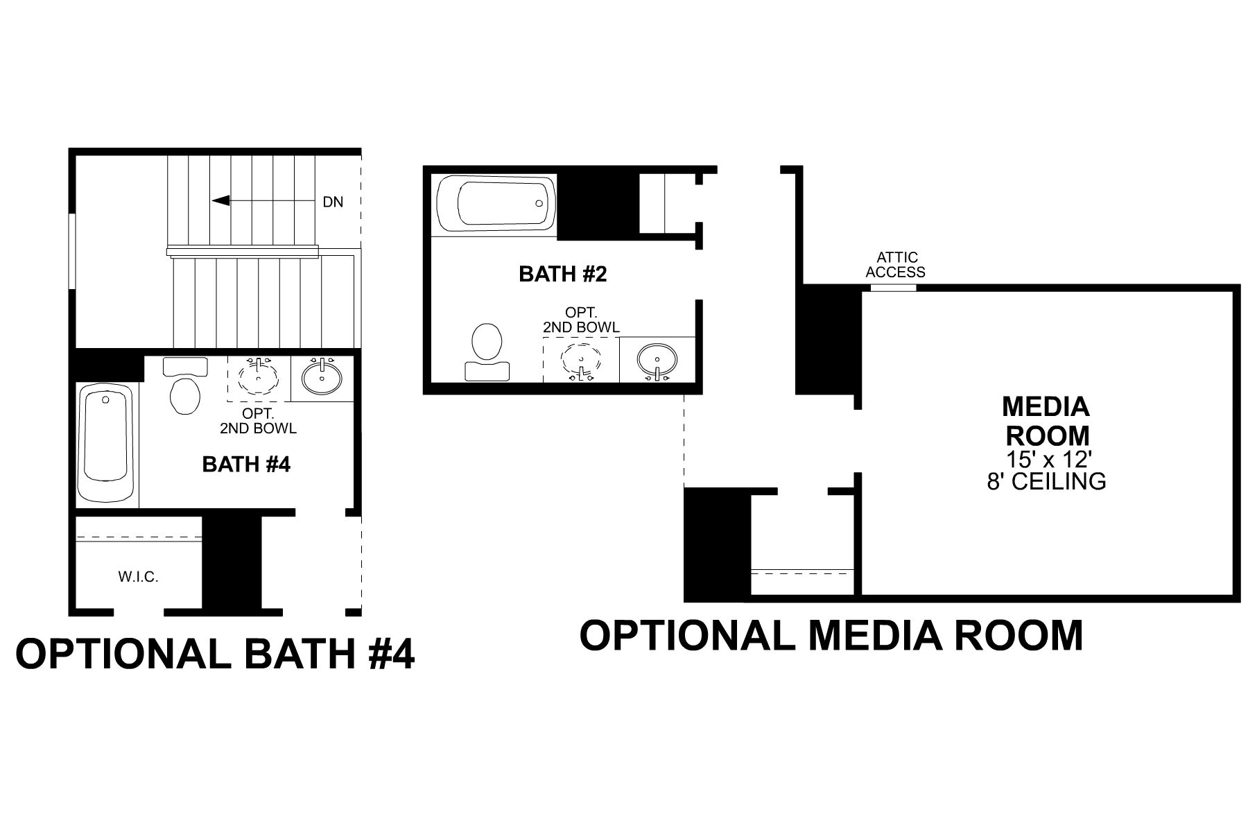 Grapevine Second Floor Options