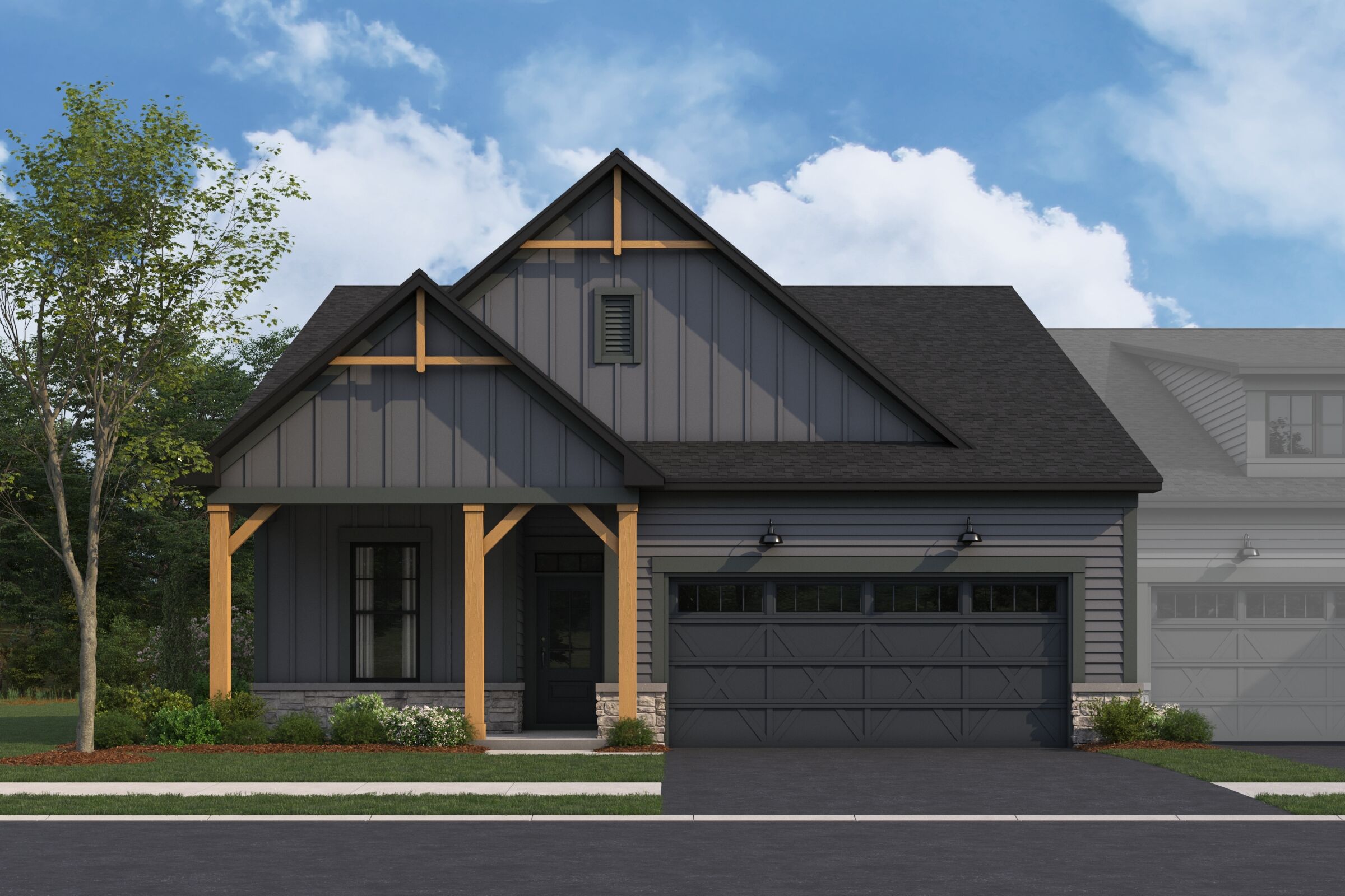 Ballard Elevation Urban Farmhouse