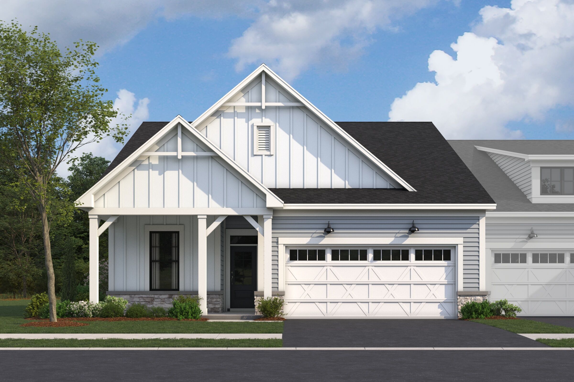 Colton Elevation Urban Farmhouse