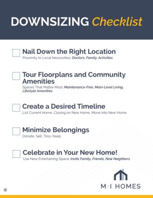 Downsizing Home Checklist