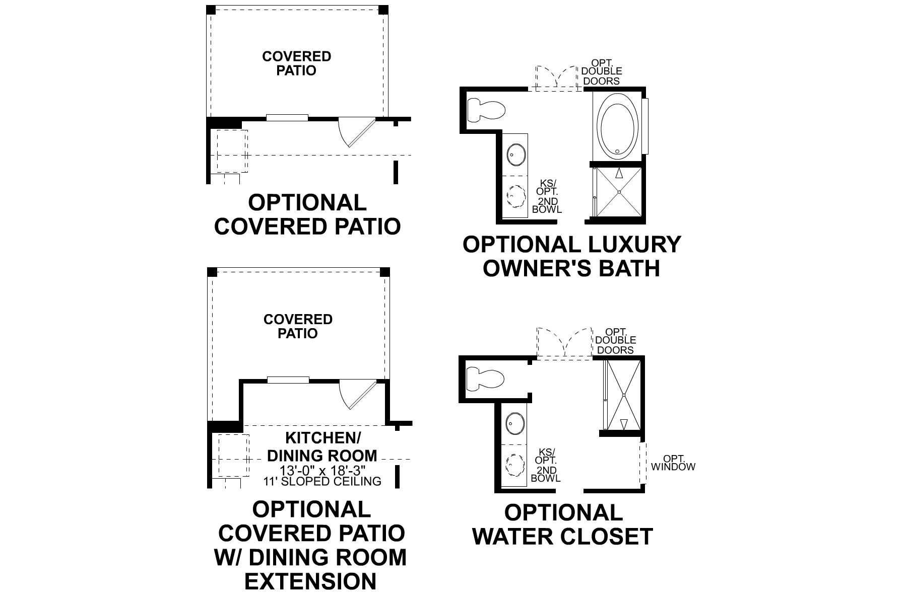 Larkspur First Floor Options