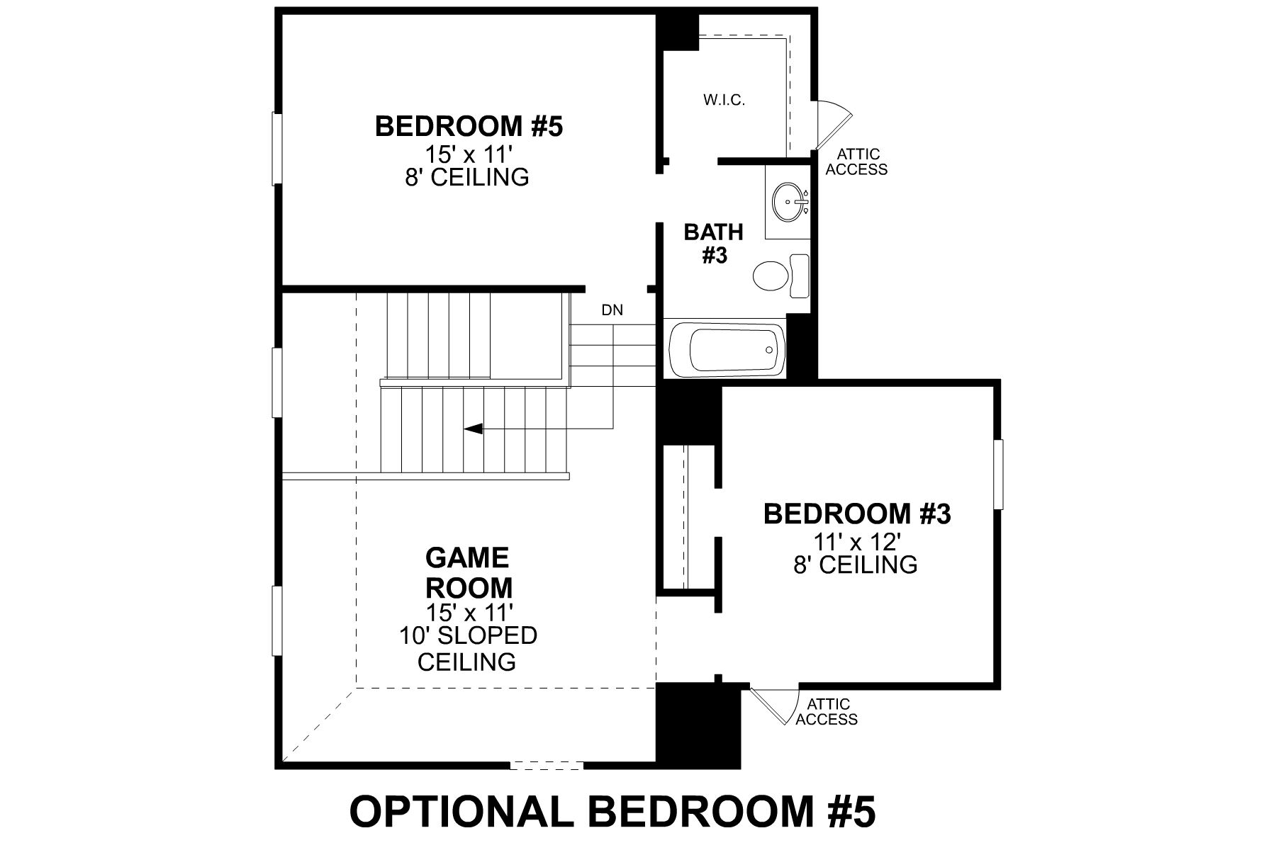 Livingston Second Floor Options