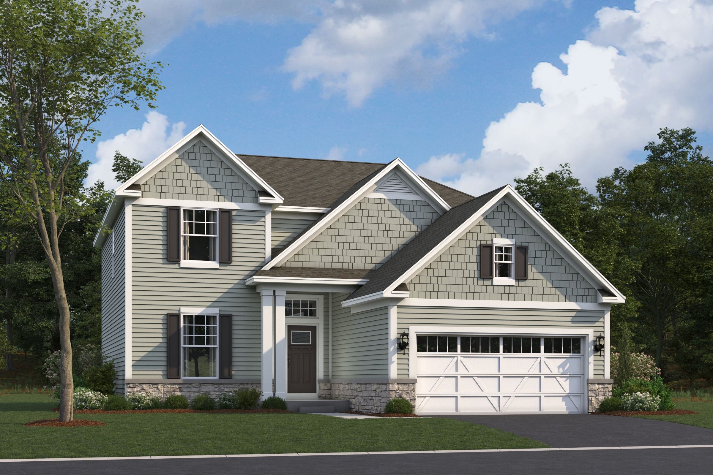 Barclay Elevation Newport Shingle
