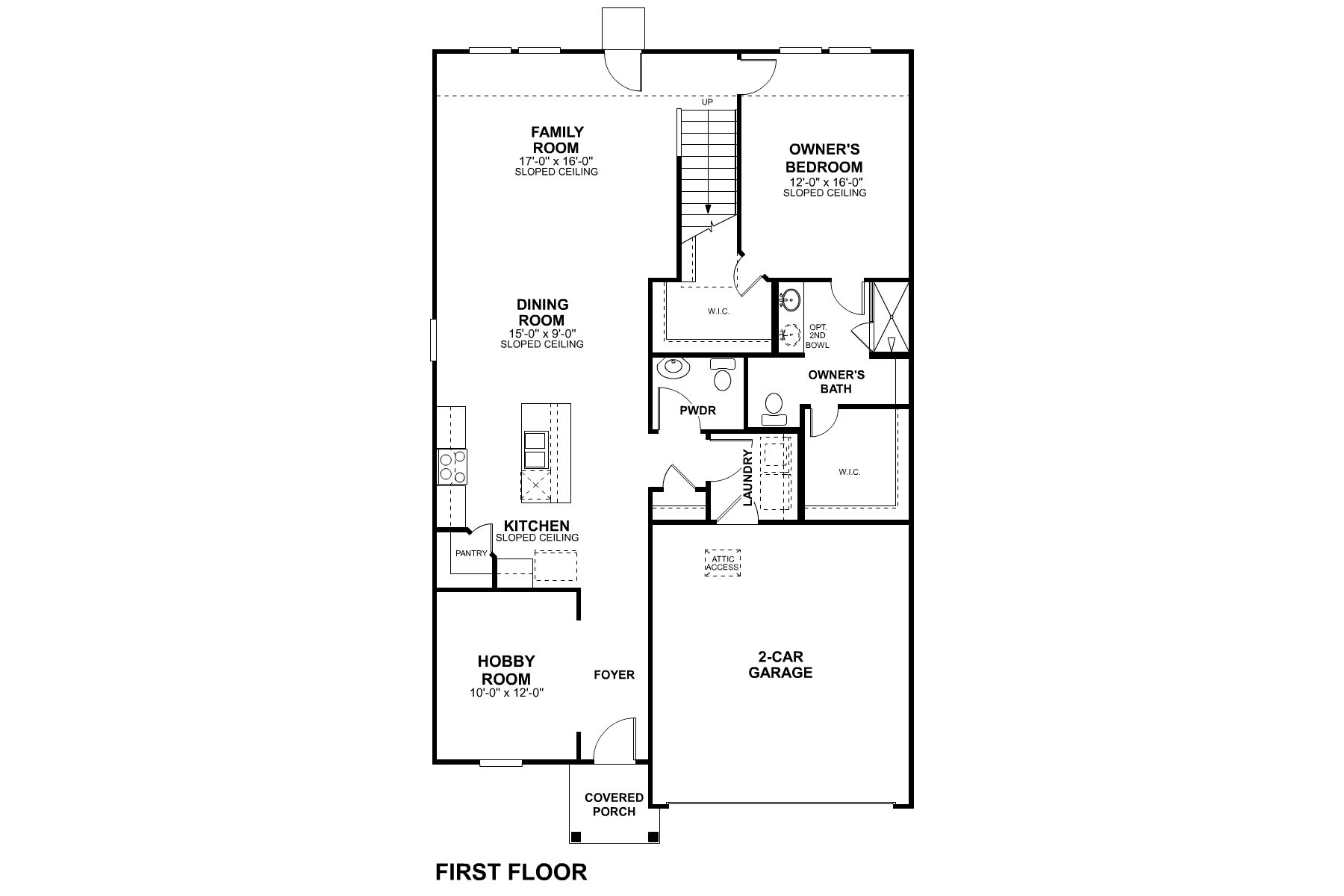 Falcon First Floor Floorplan