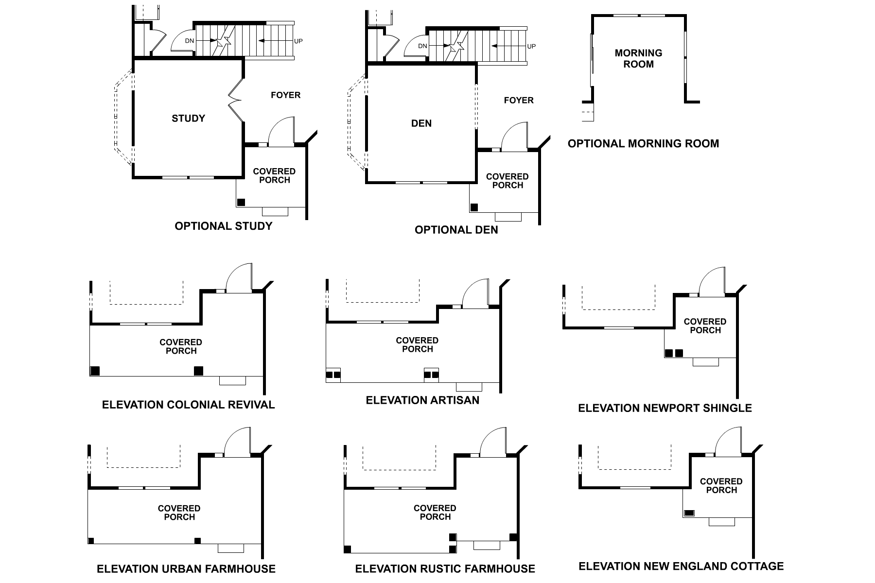 Barclay - First Floor Options