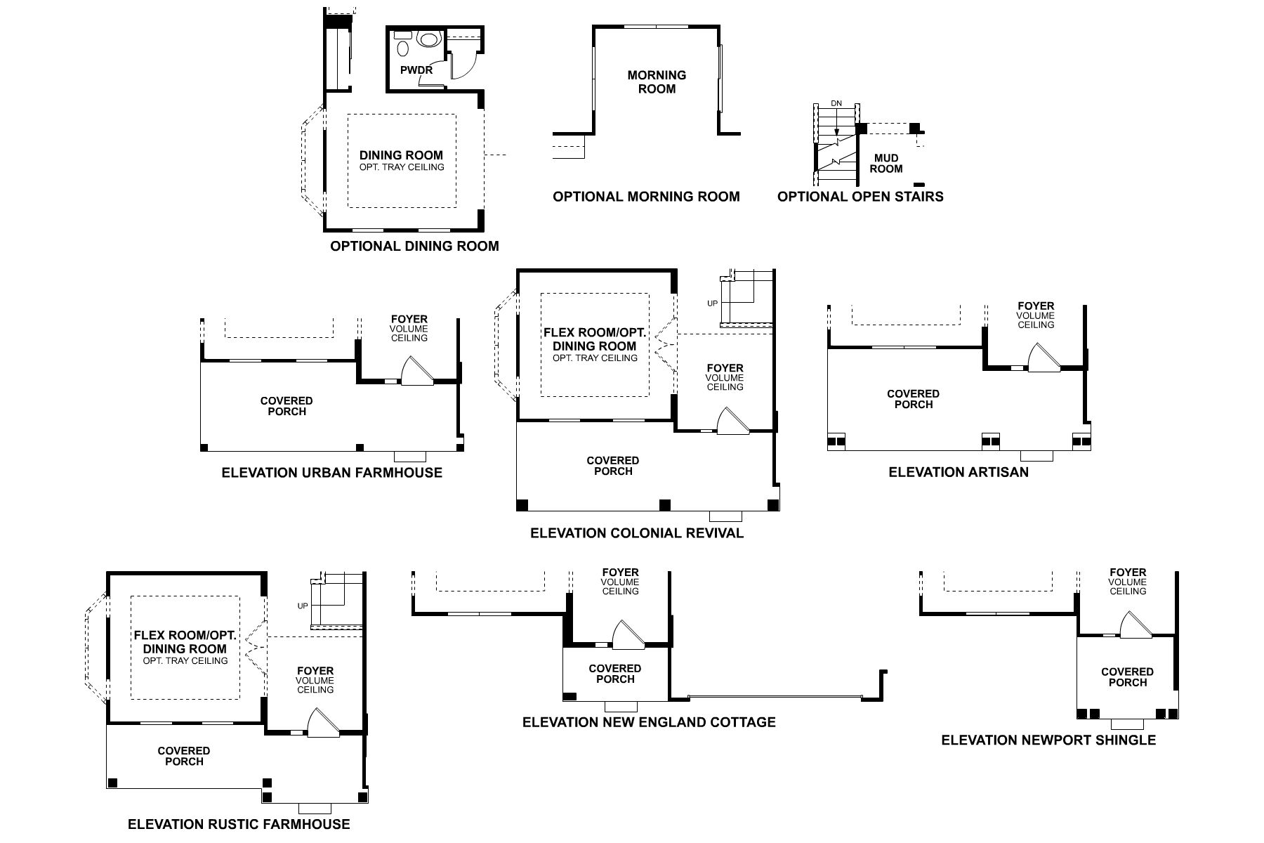 Fairchild - First Floor Options