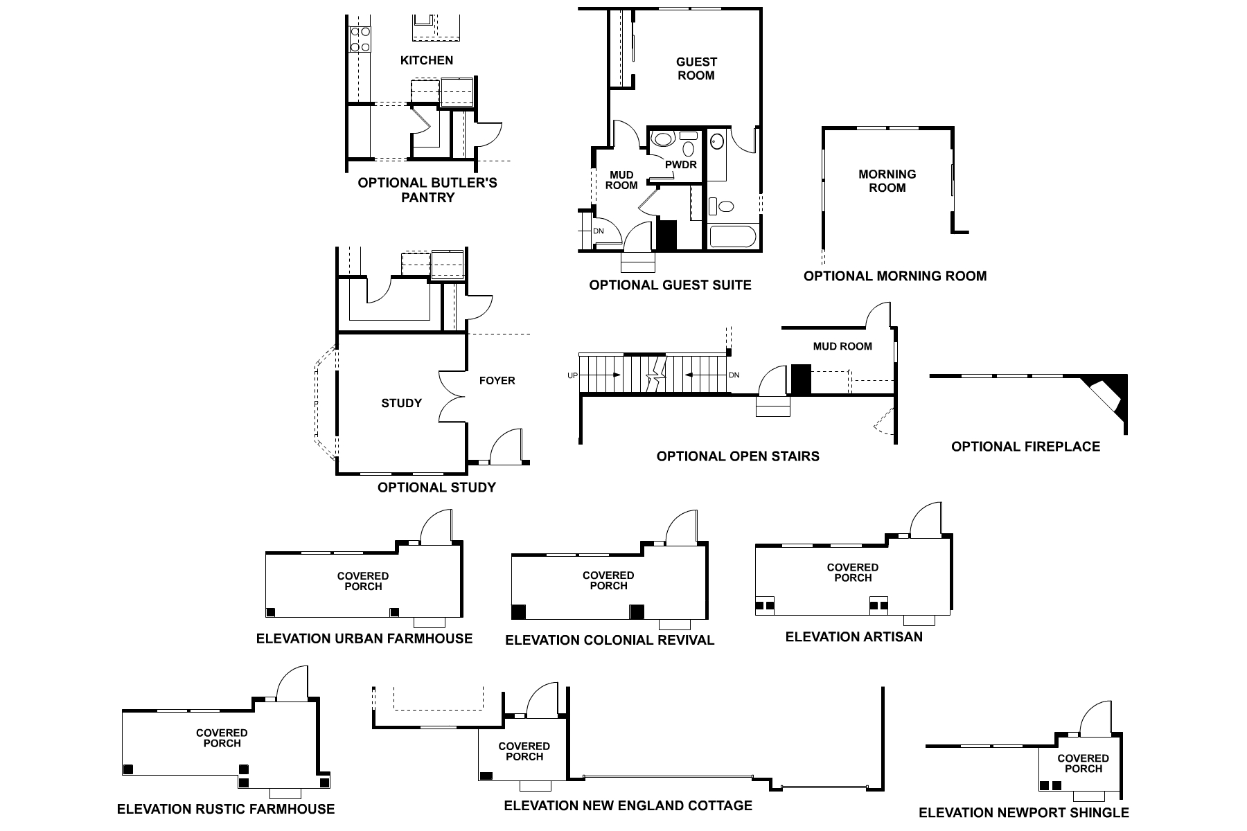 Lyndale - First Floor Options