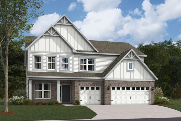 Drake Elevation C with Optional Brick