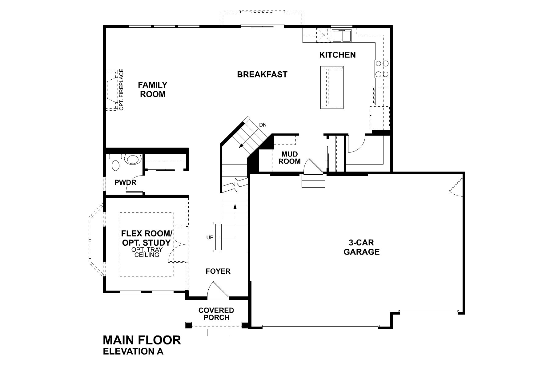 Dunbar - First Floor Options