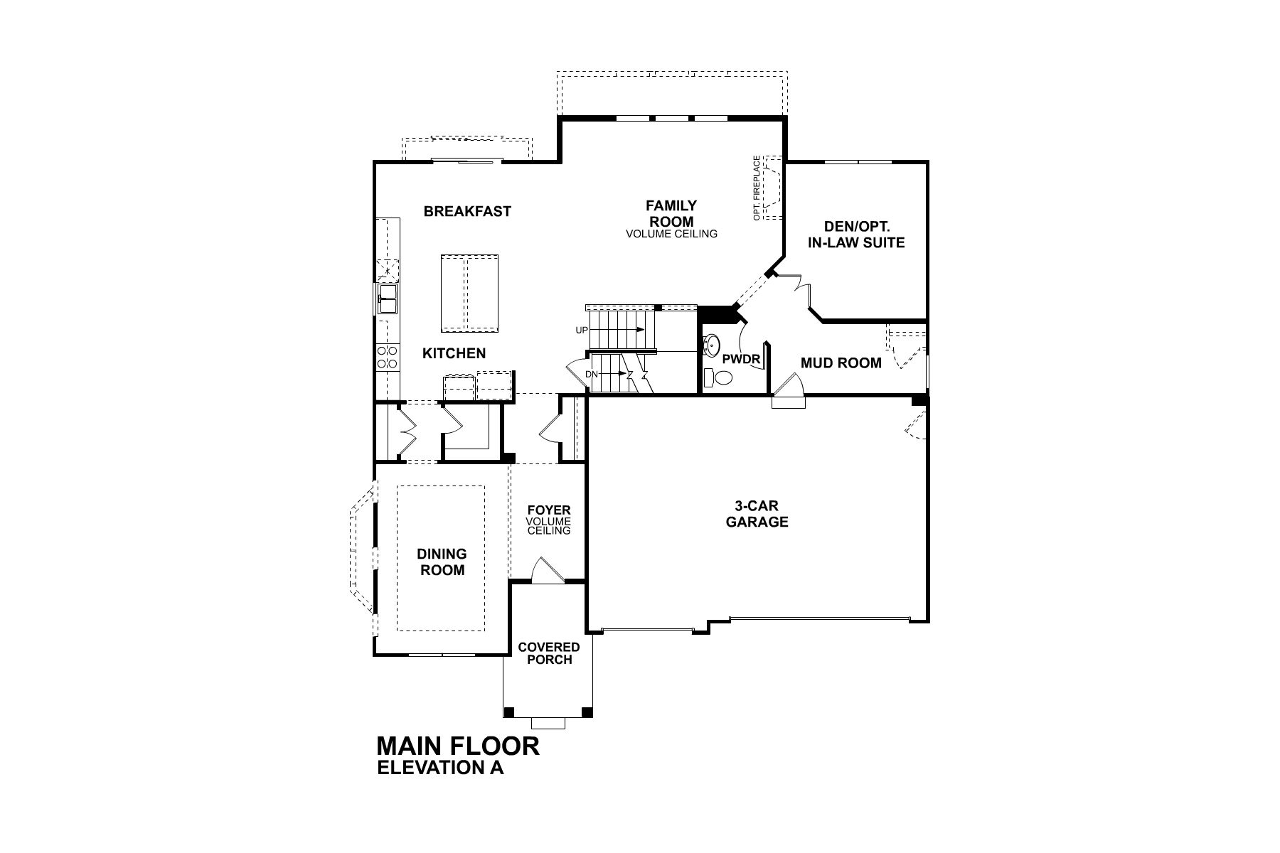 Hudson- First Floor Options