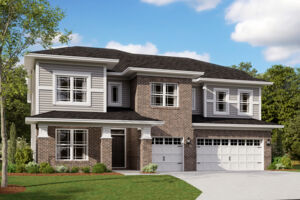 Ainsley II Elevation H with Optional Brick 