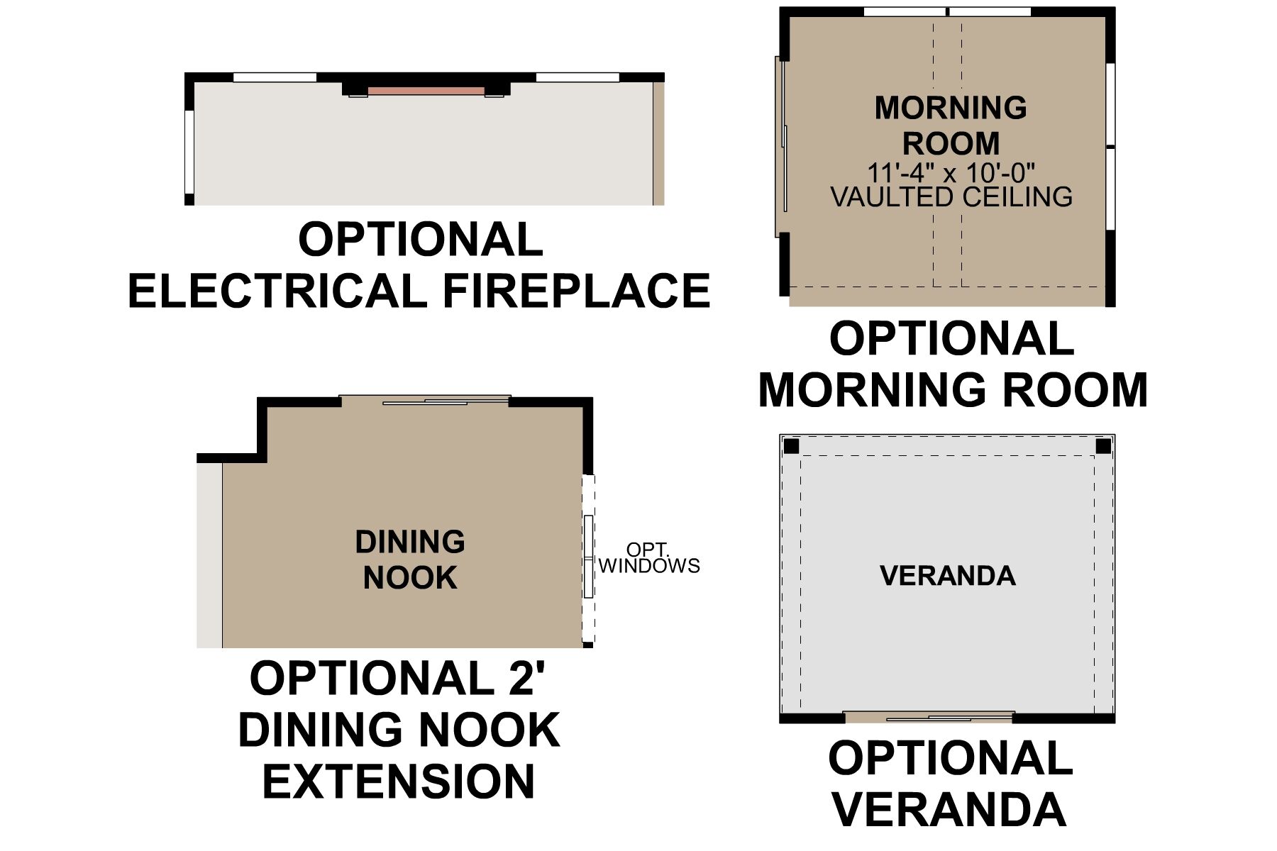New Castle First Floor Options