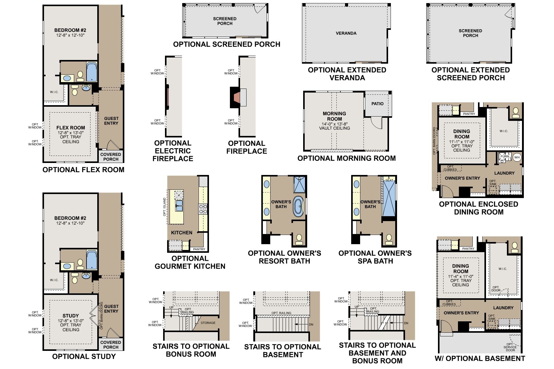 Olympic First Floor Options