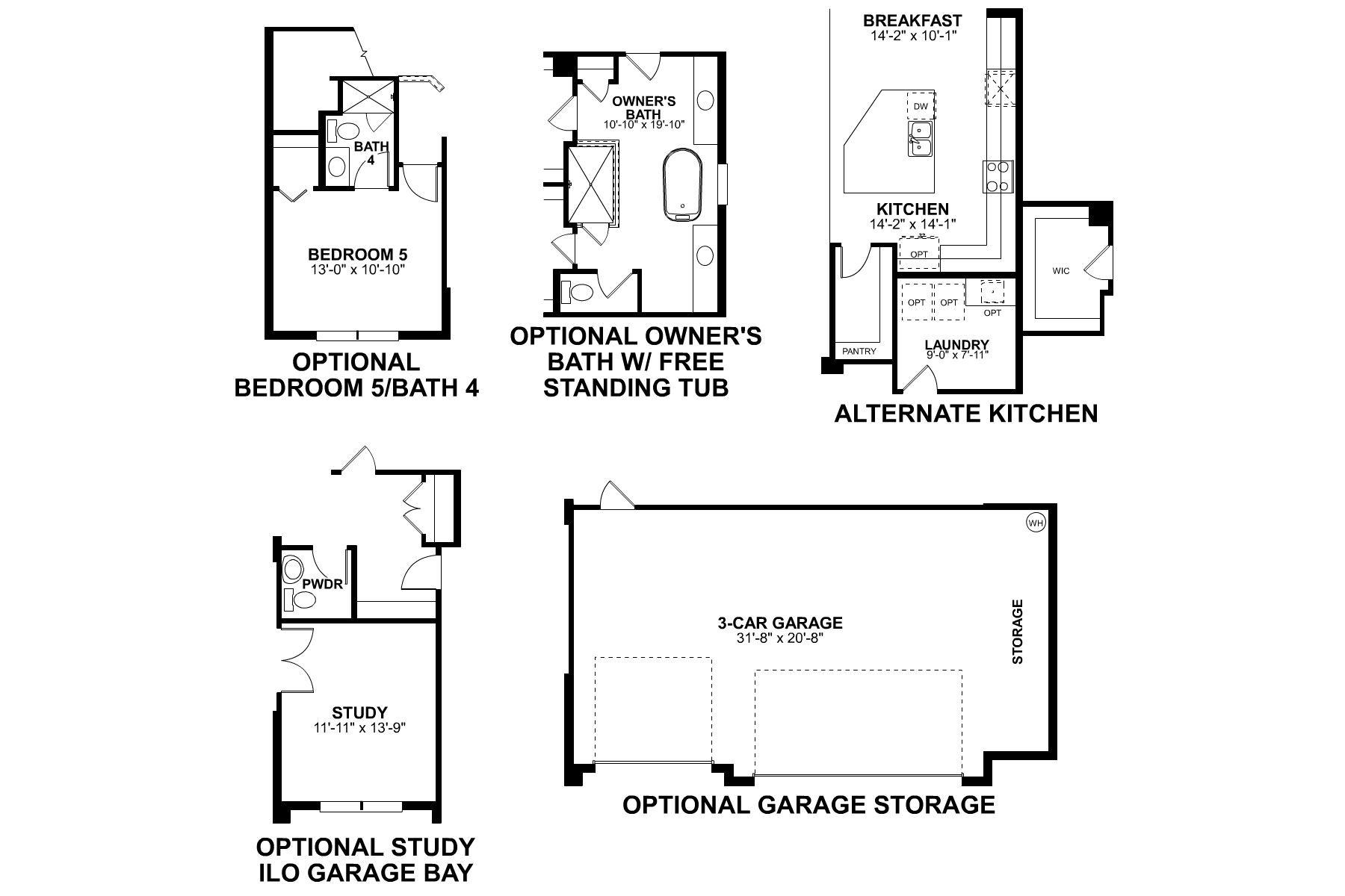Red Ember Tradewinds First Floor Options