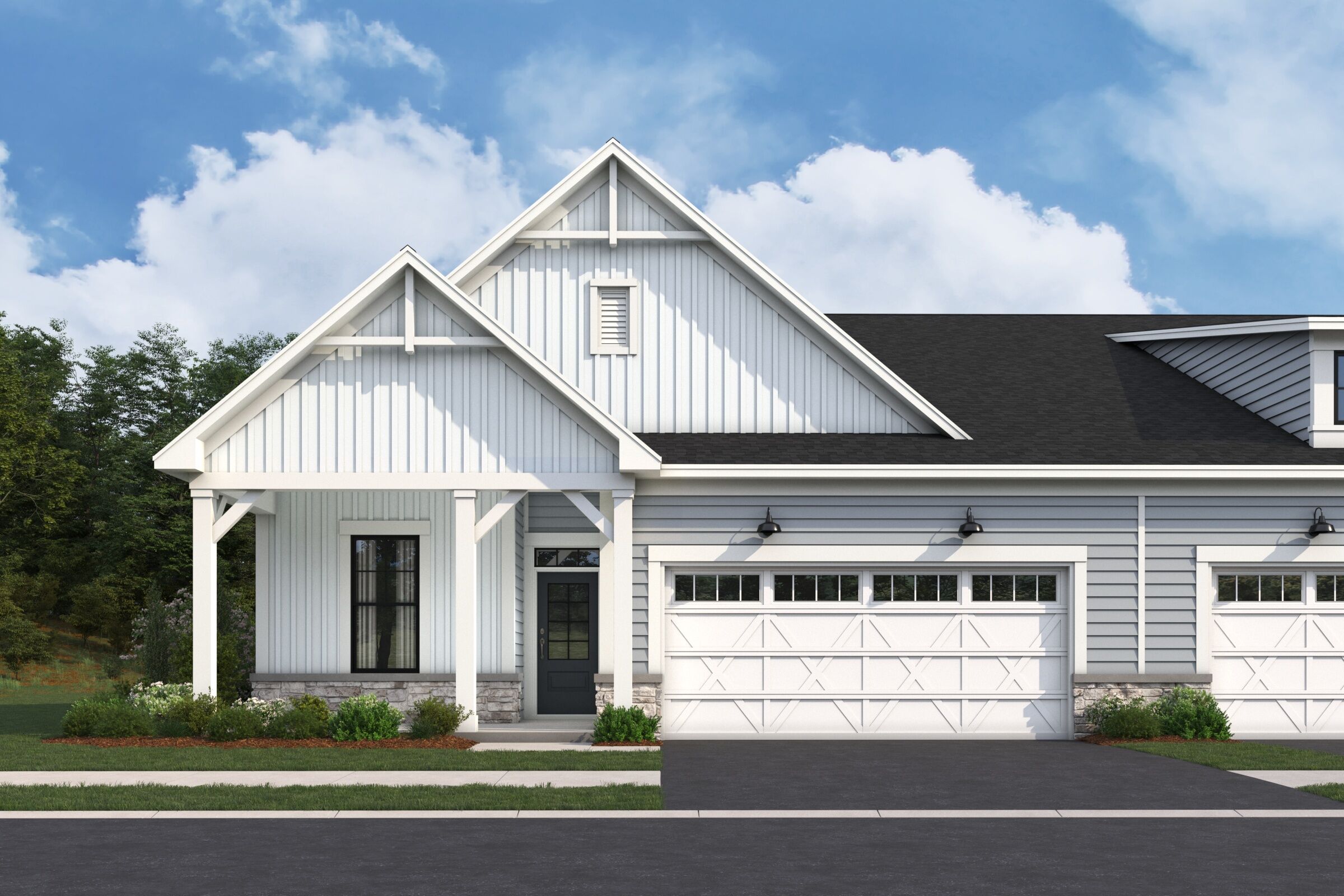 Ballard Elevation Urban Farmhouse