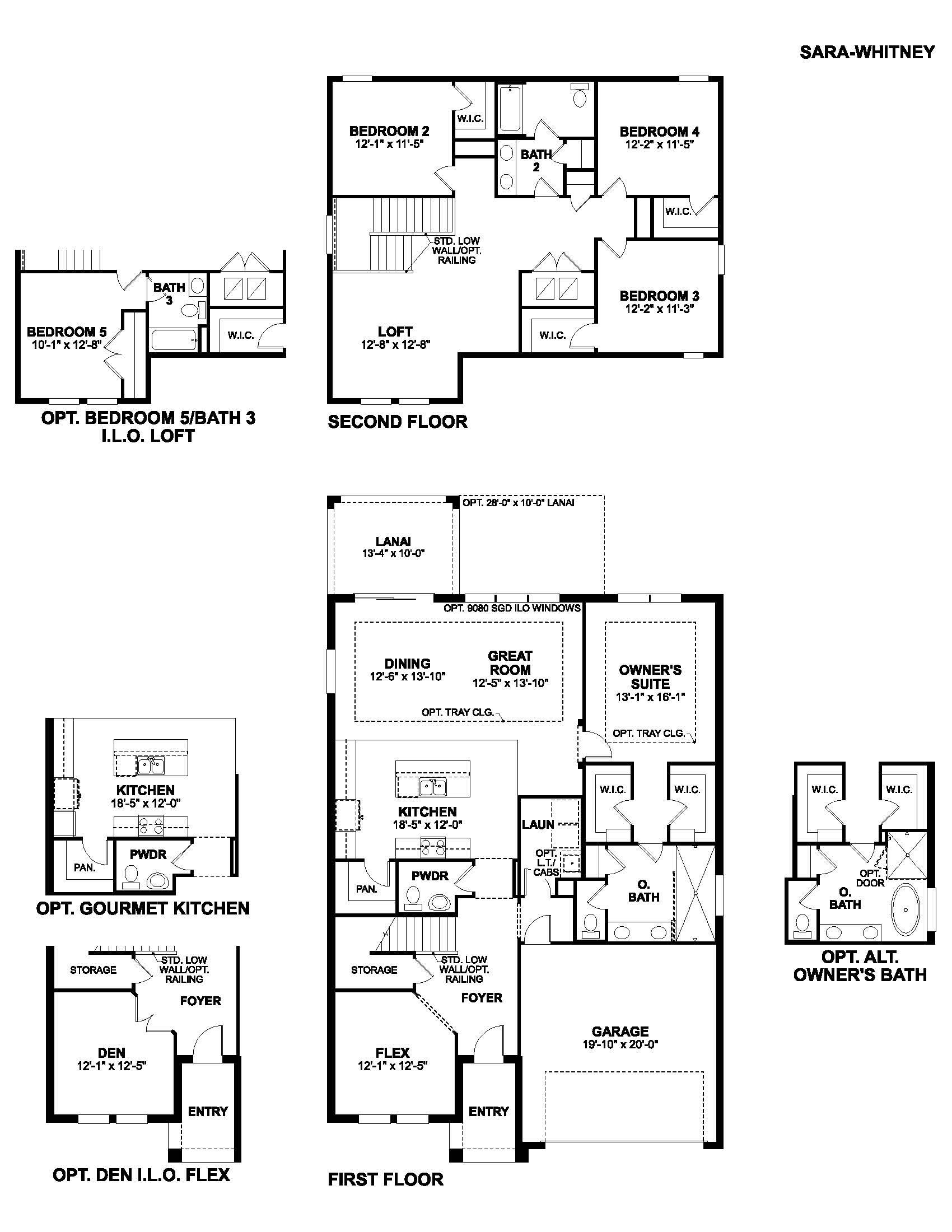 Whitney floorplan