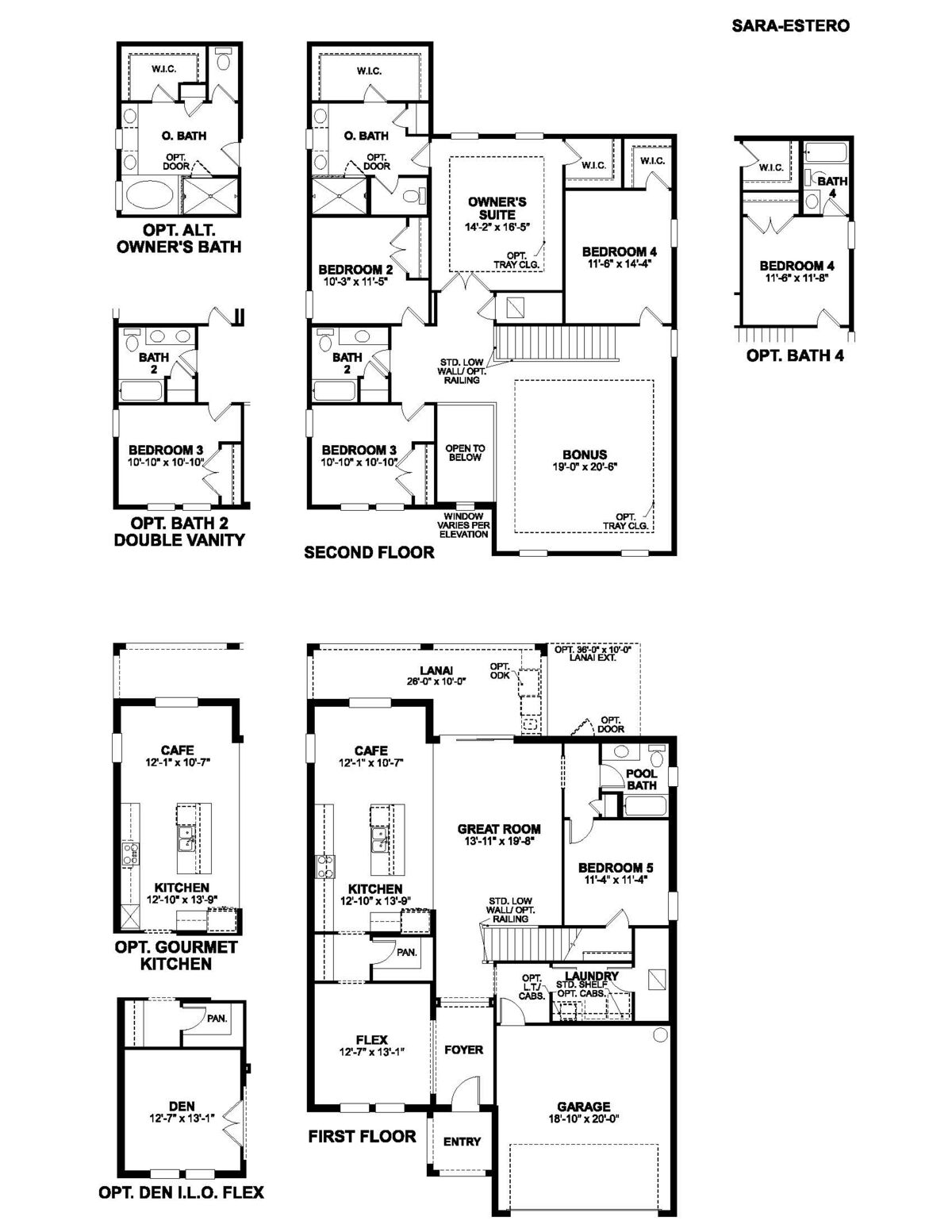 Estero floorplan