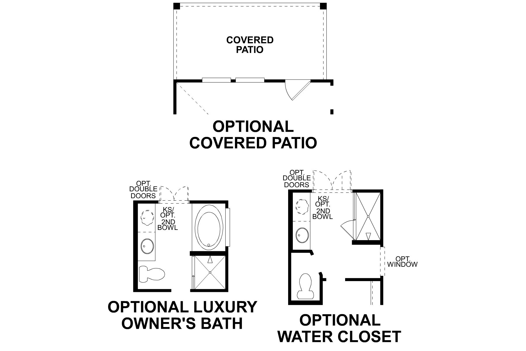Dogwood II First Floor Options