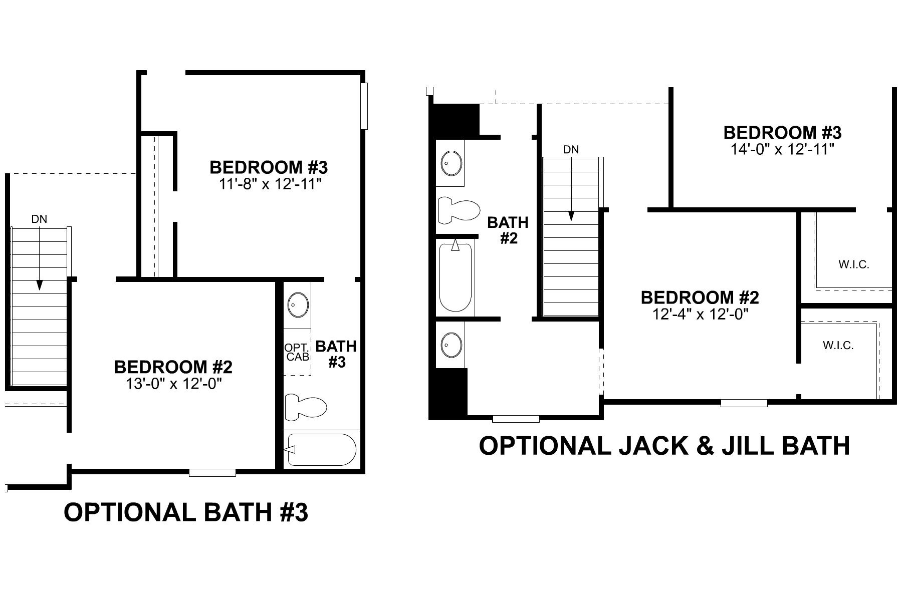 Dogwood II Second Floor Options