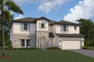Palazzo Elevation C - Siding