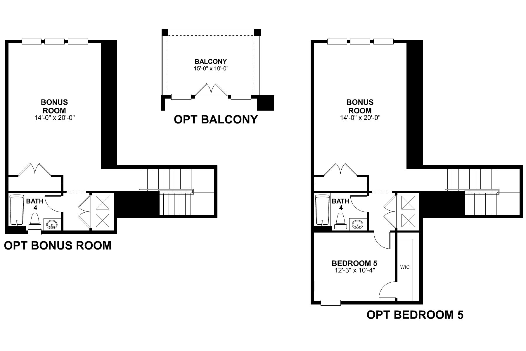 Corina Second Floor Options
