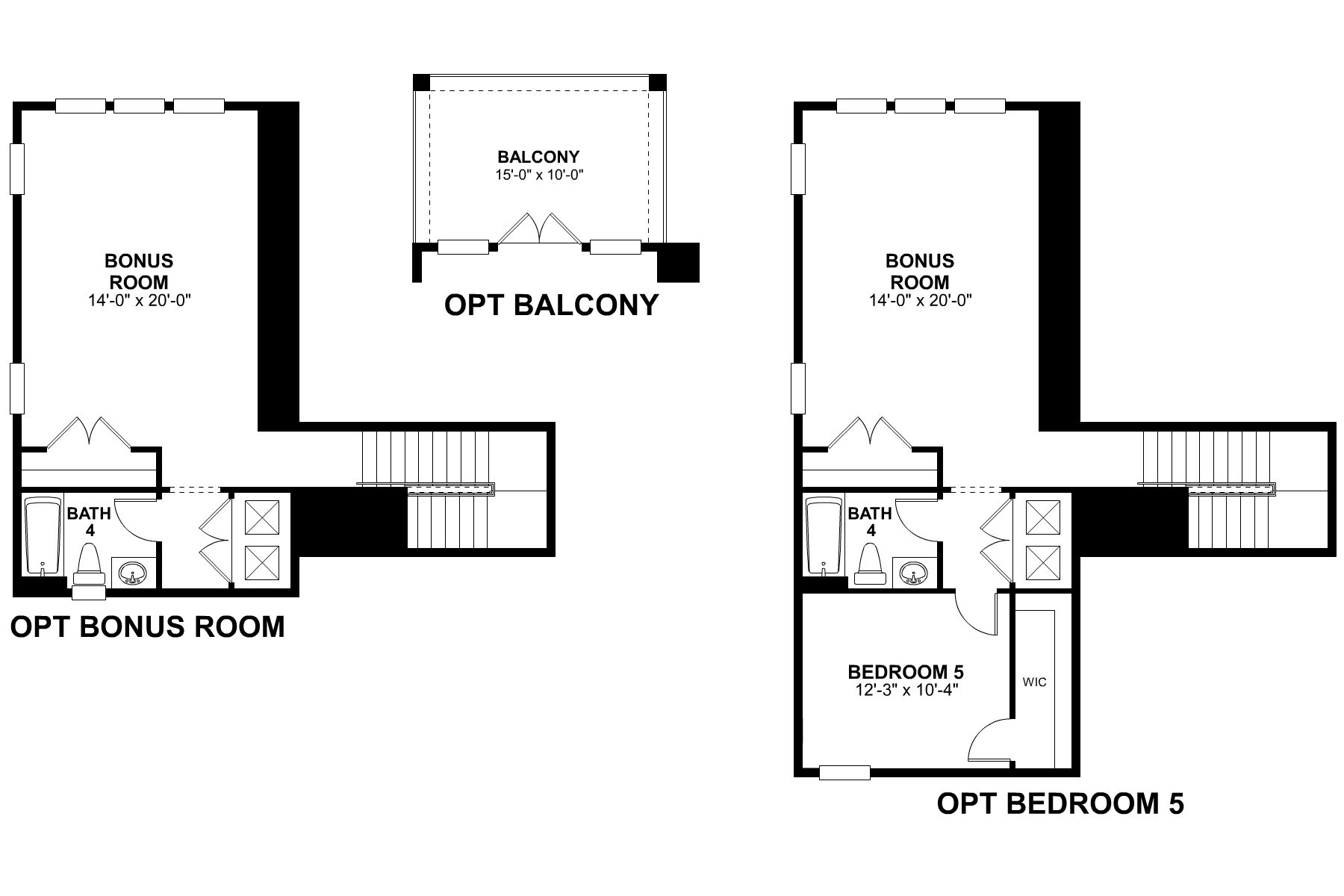 Corina Second Floor Options