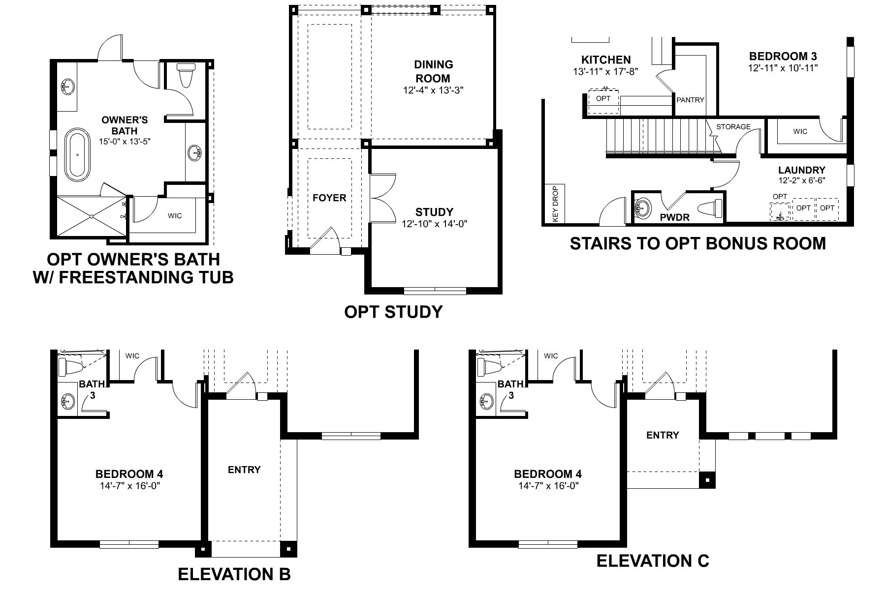 Sanmarino First Floor Options