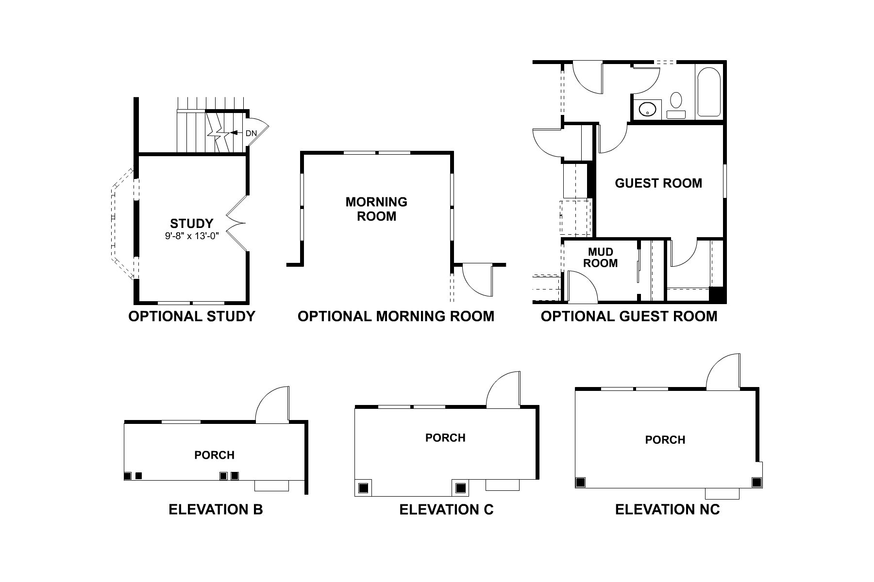 Essex - First Floor Options