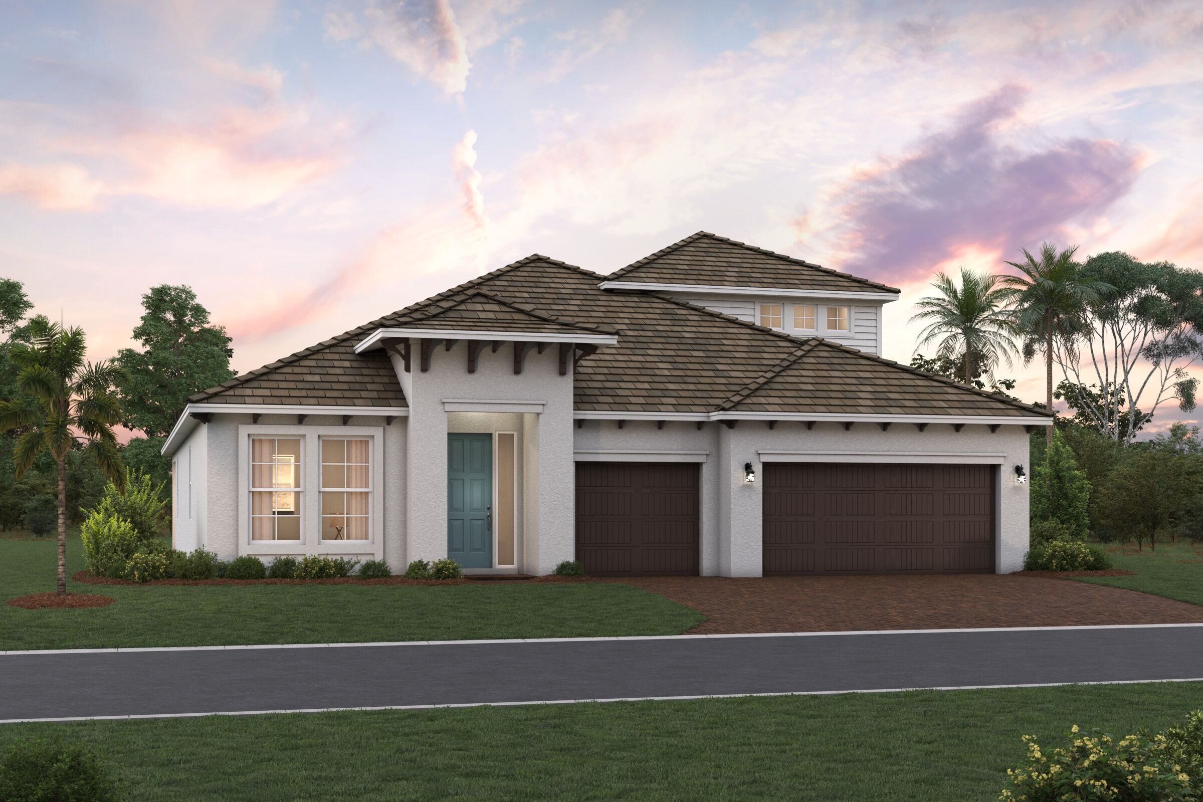 Crystal Elevation A with Bonus Room