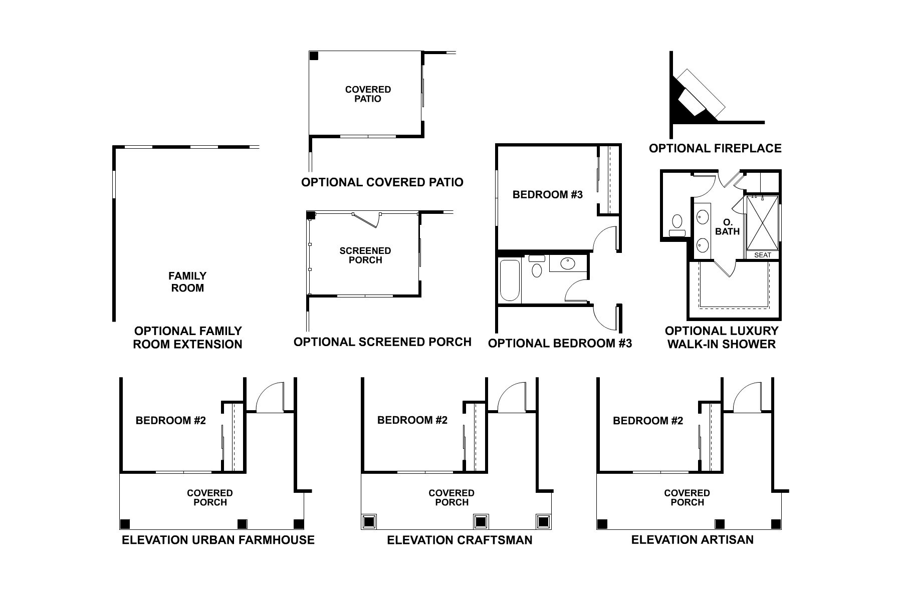 Clayton - First Floor Options