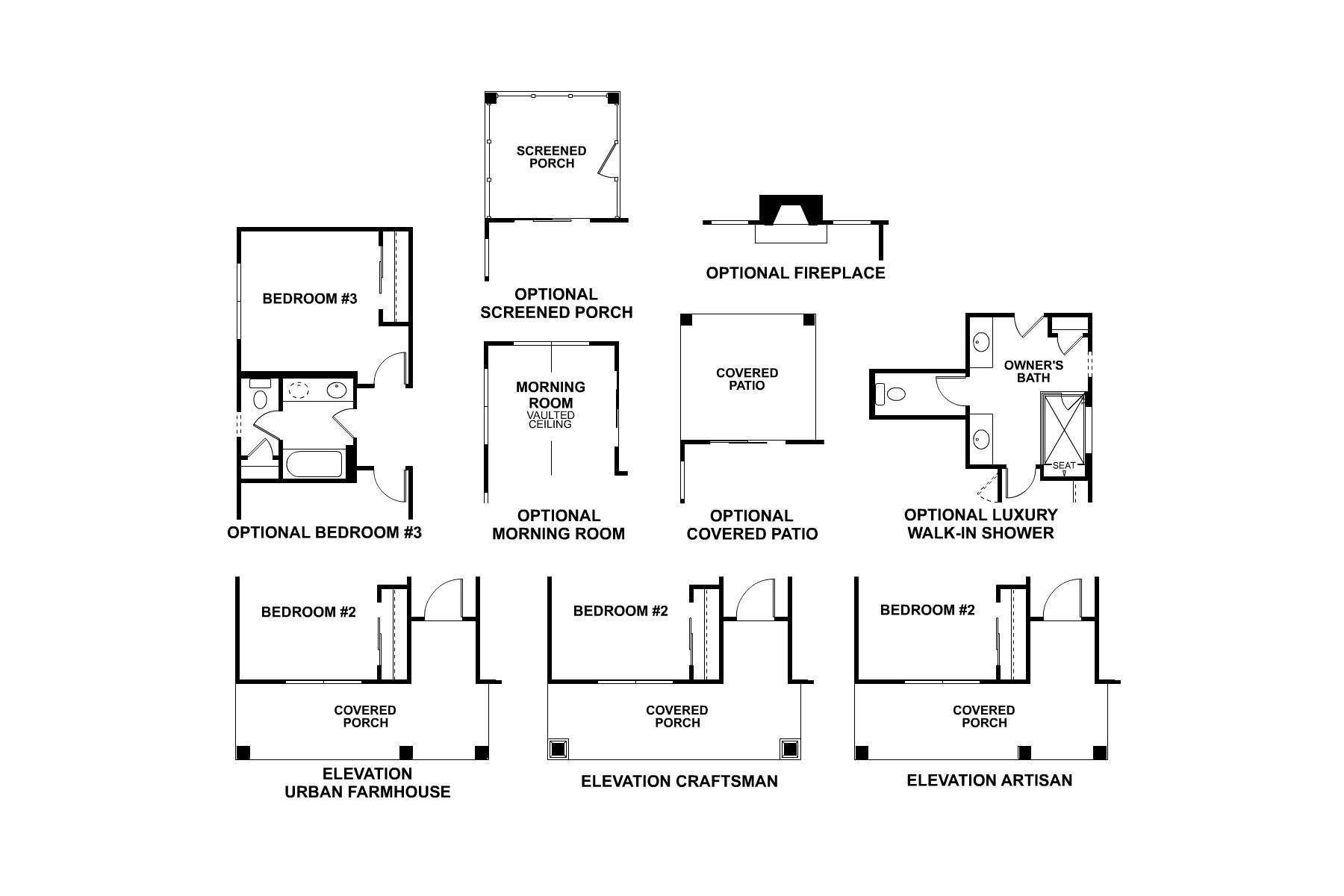 Ellison - First Floor Options