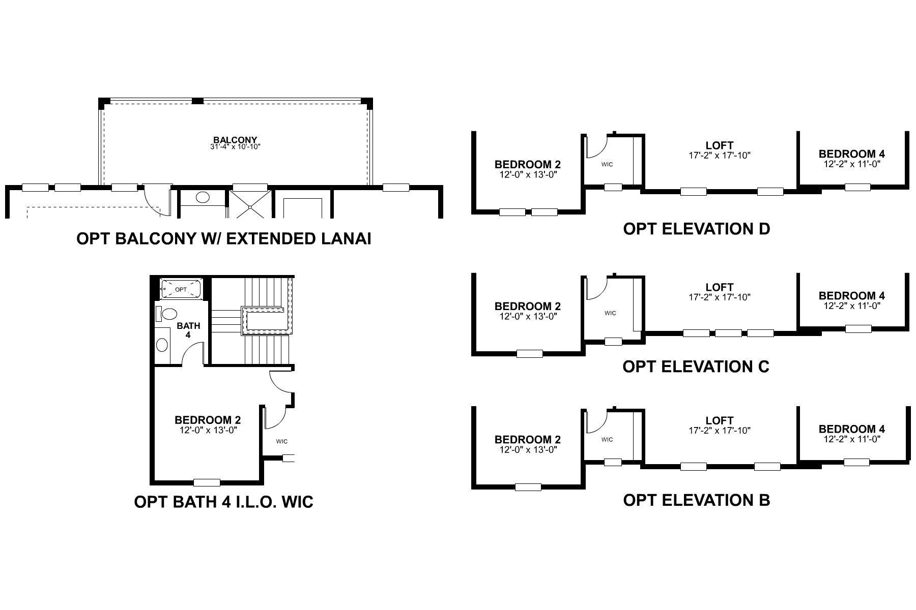 Lakeview Second Floor Options