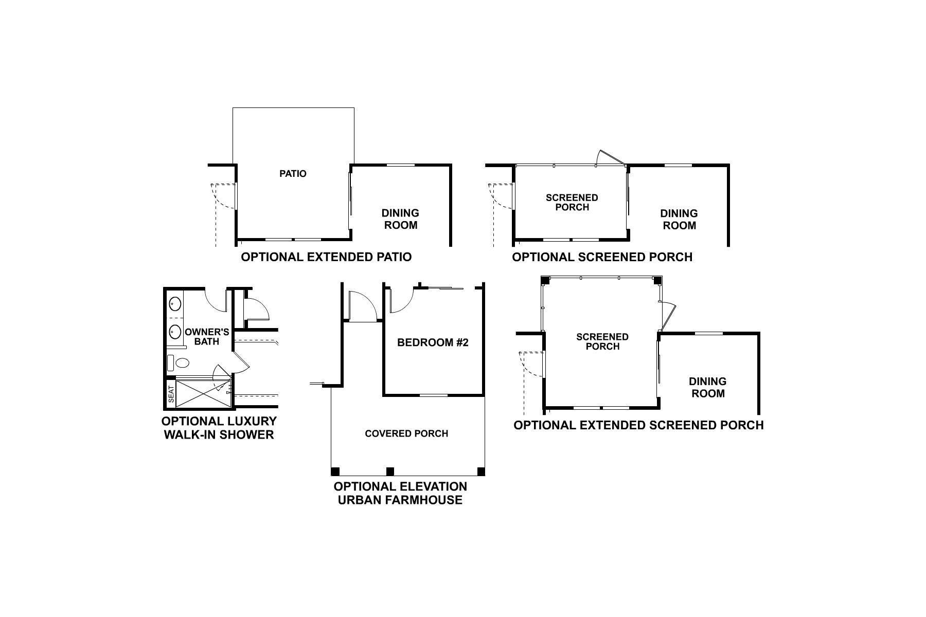 Abbey - First Floor Options