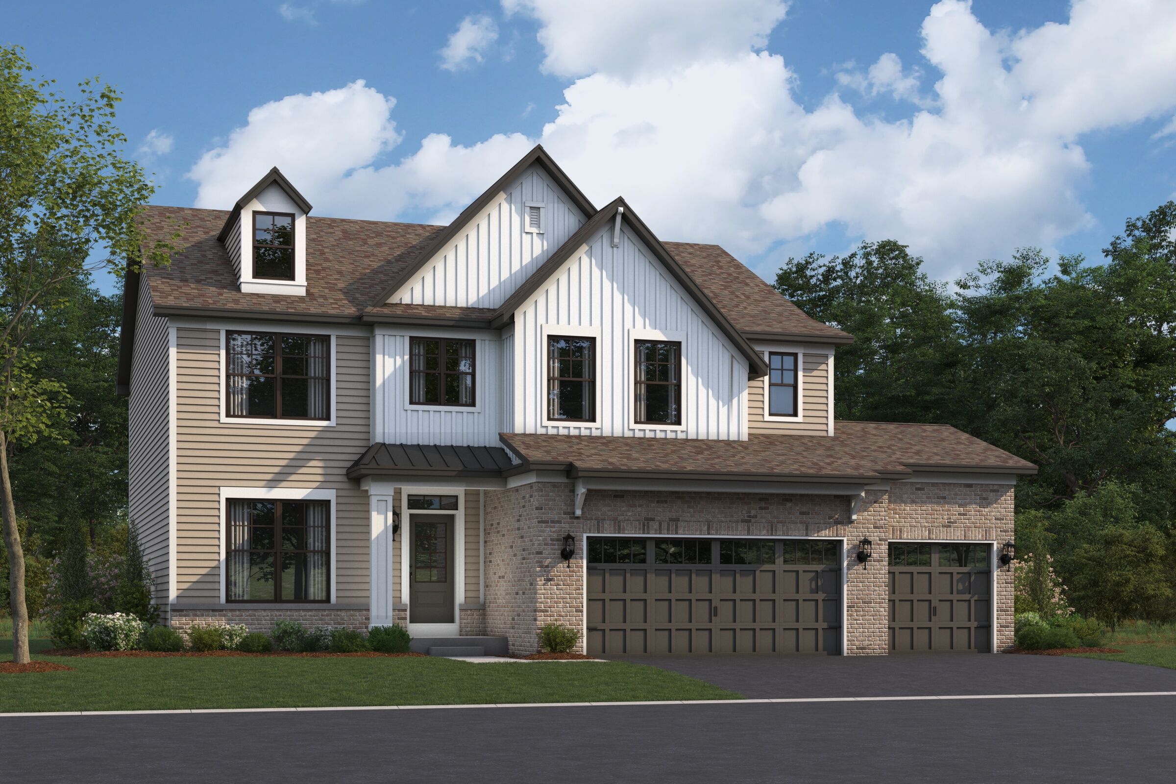 Easton Elevation New England Cottage