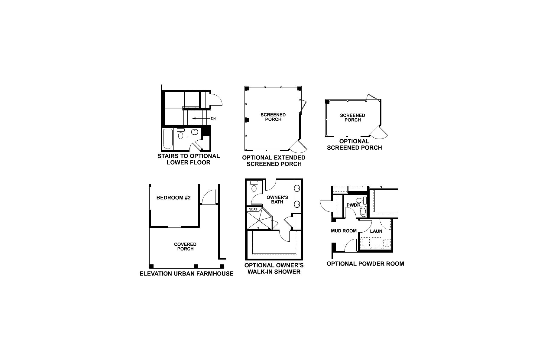 Ballard - First Floor Options