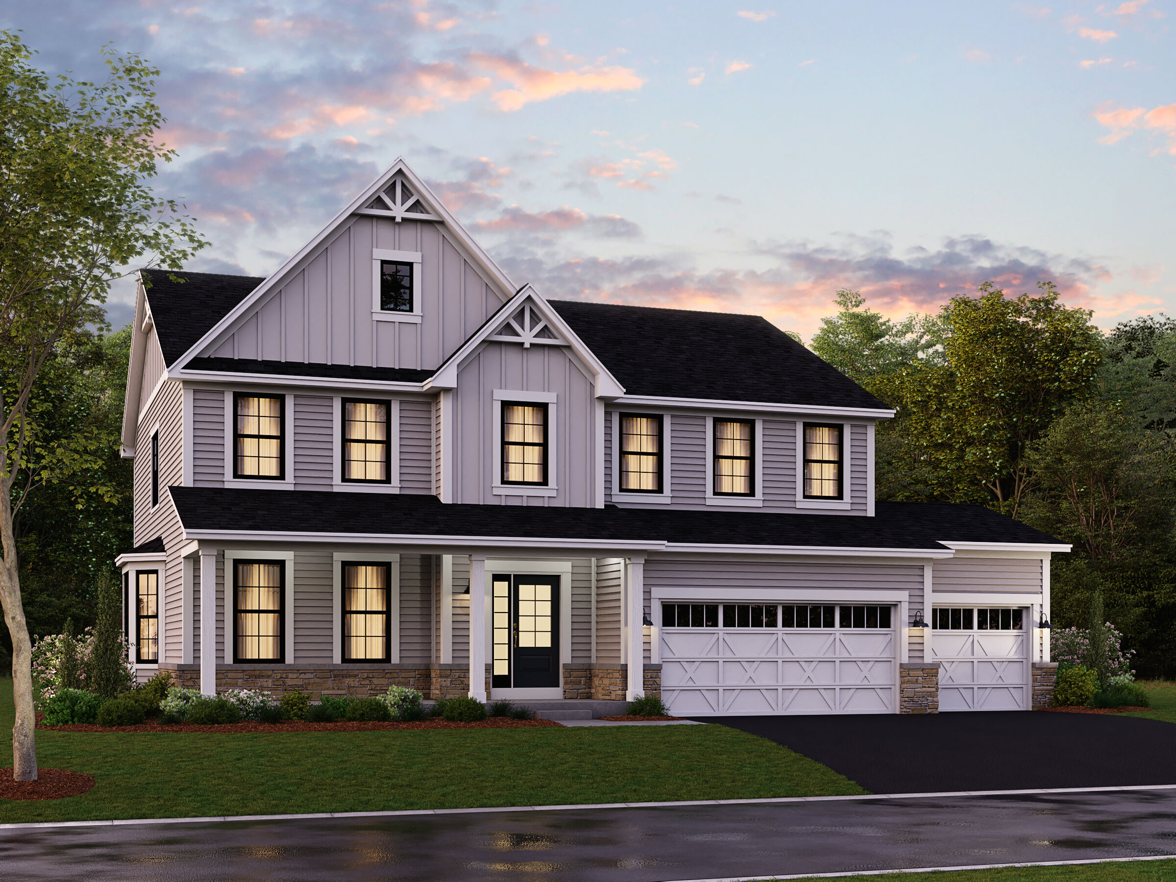 Fairchild Elevation Urban Farmhouse