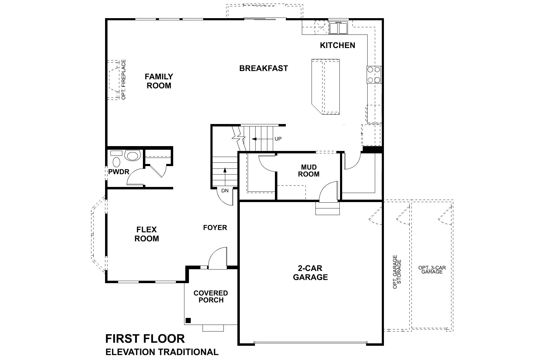 Easton - First Floor Options