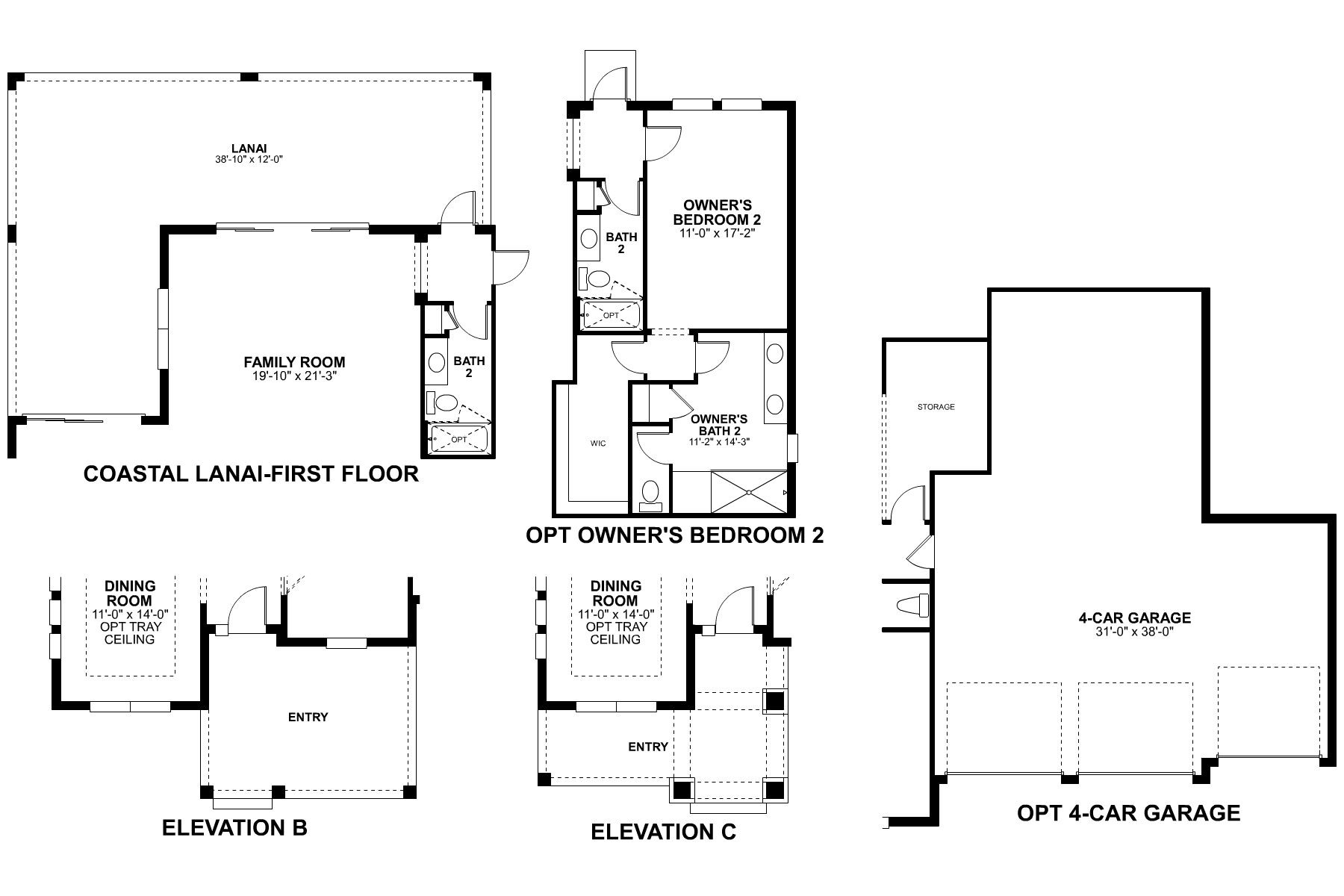 Newport First Floor Options