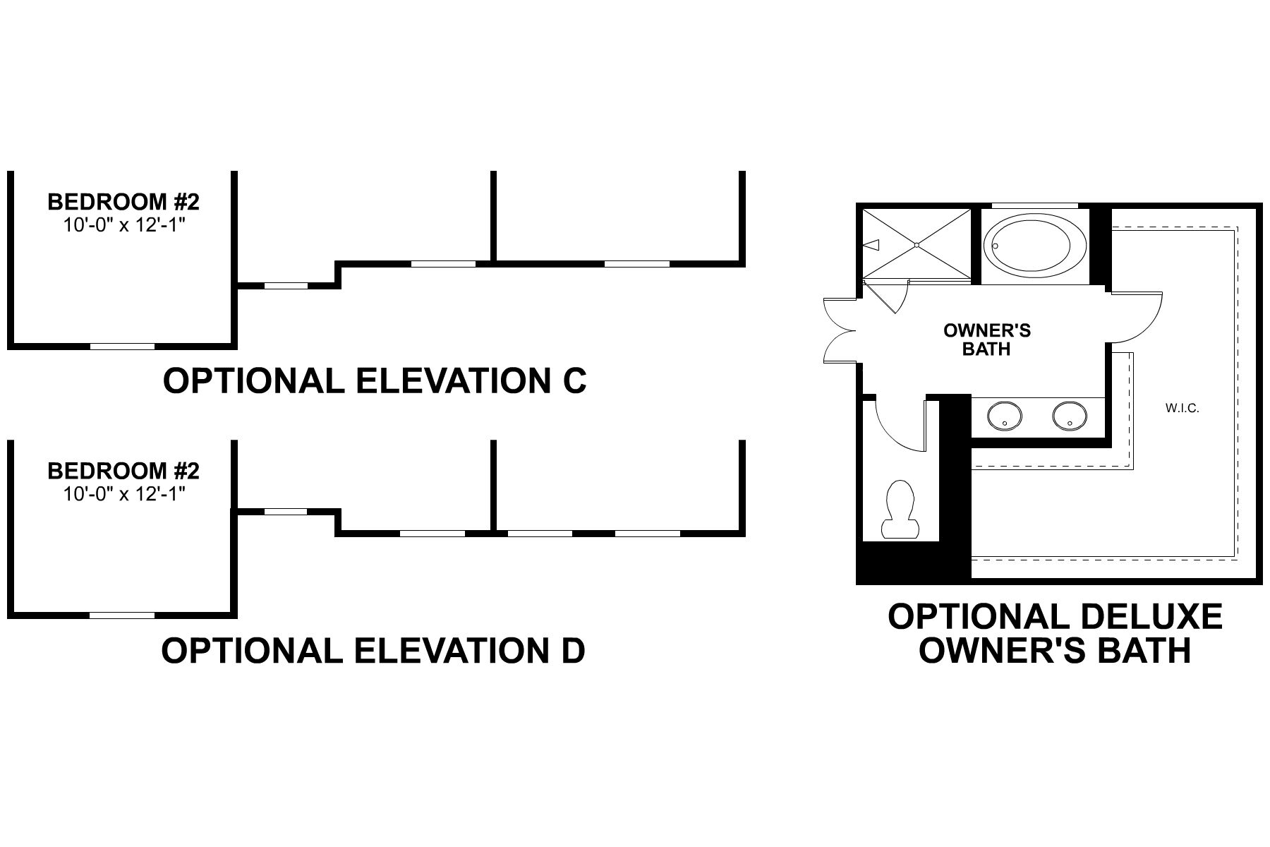 Whitley Second Floor Options