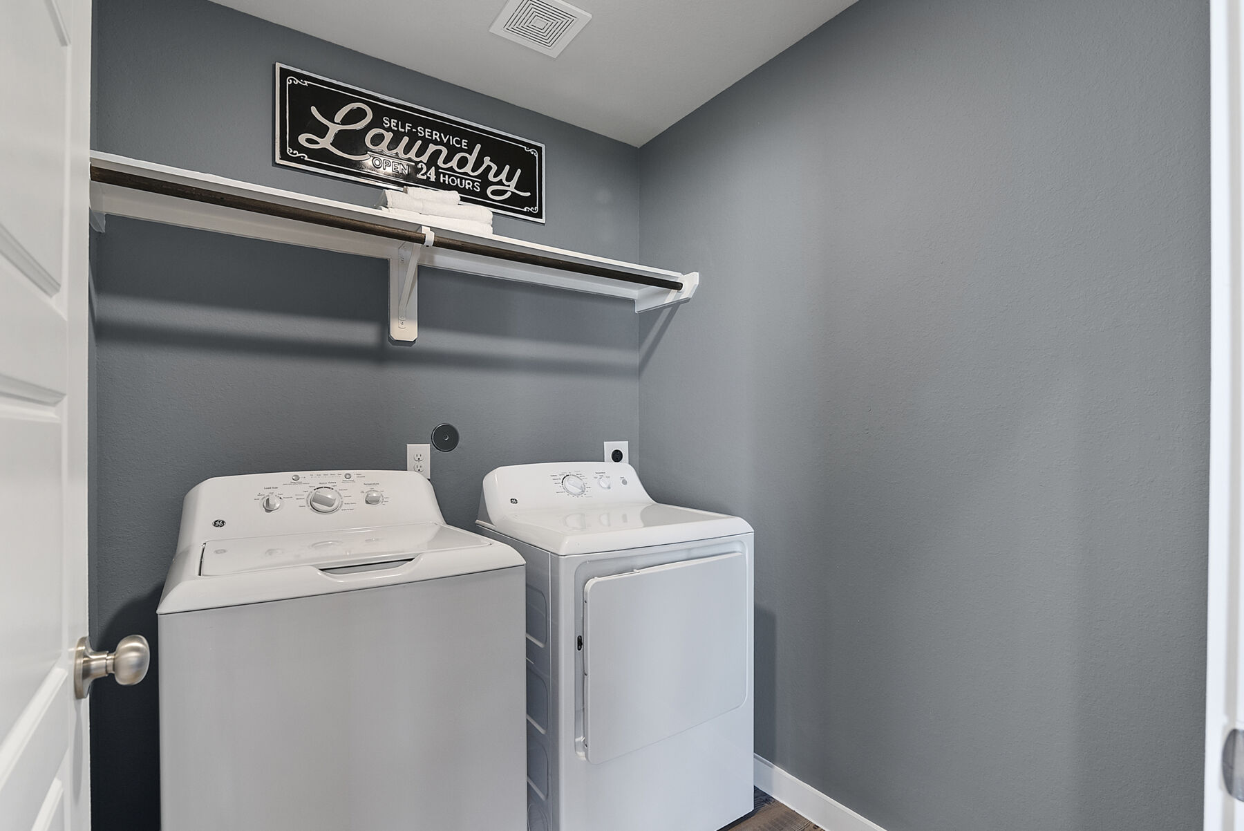 Magnolia Construction - Having storage in a laundry room is