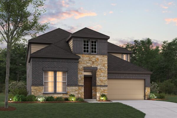 Presidio Elevation B - Optional Stone