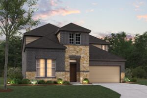 Presidio Elevation B - Optional Stone