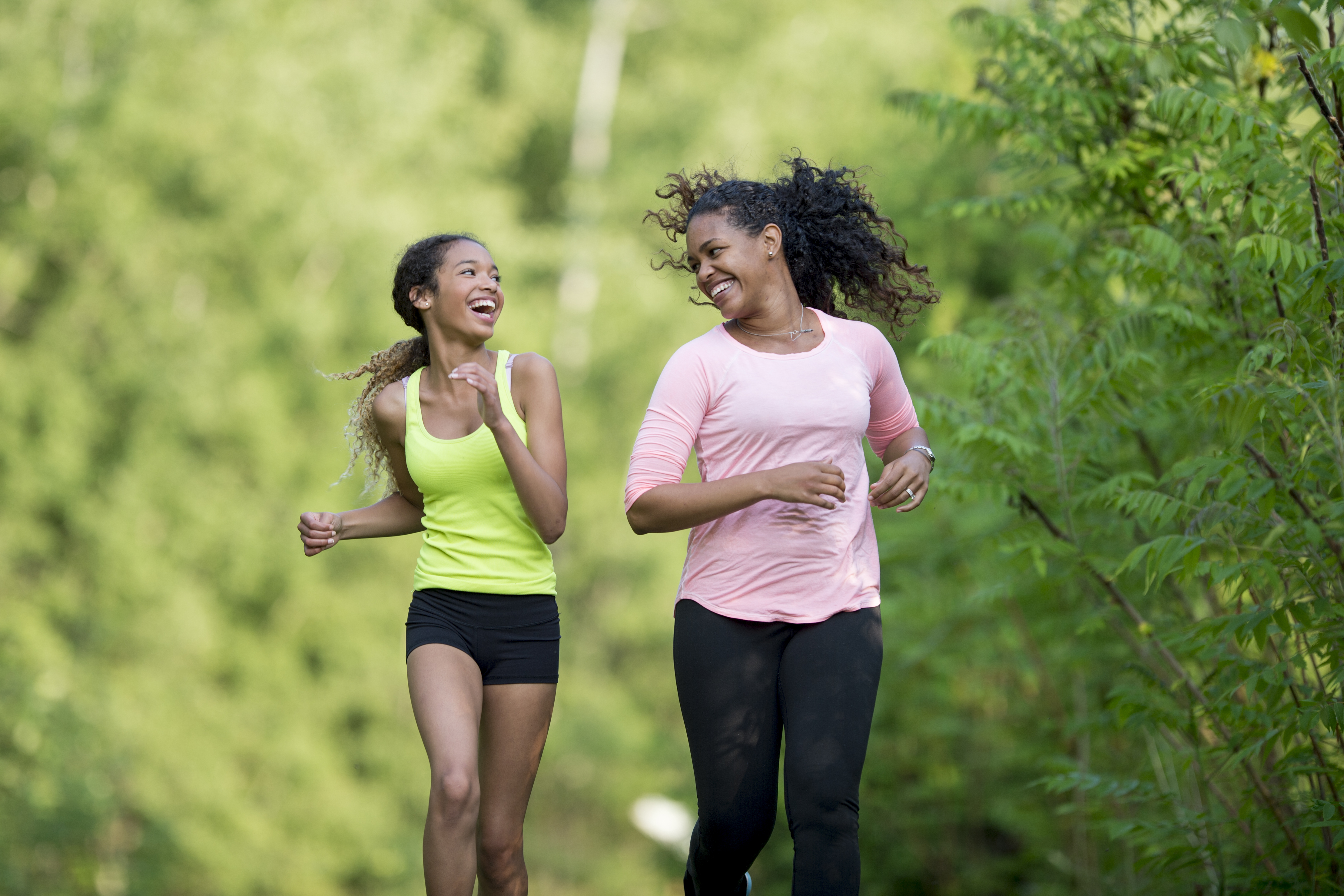 Women Running in the Park